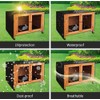 Rabbit Hutch Cover 4ft Heavy Duty 420D Oxford - Double