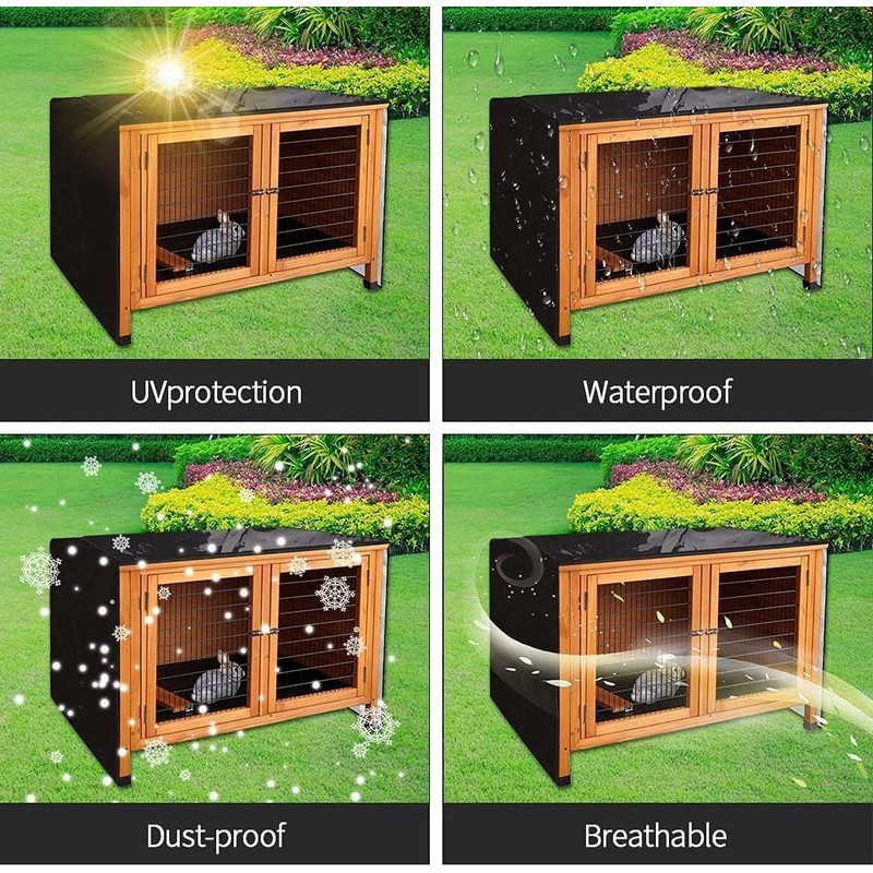 Rabbit Hutch Cover 4ft Heavy Duty 420D Oxford - Double