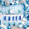 White Tassel Garland 20 Pcs, Tissue Paper Tassels Garland Banner