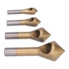 4PCS Titanium Coated Countersink Drill Bits 90 Degree Chamfer Tool