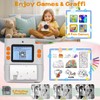 Kids Camera Instant Print, 1080P HD Dual-Lens Selfie Digital Camera