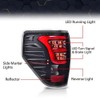 PIT66 LED Tail Lights Pair w/Red Light Bar&wiring harness Compatible
