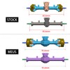 MEUS RACING SCX24 Axles Isokinetic 3-Section CVD 52° Max. Steering