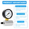 ERGAOBOY 0-2 bar (0-30 Psi) 2 inch steel pressure gauge