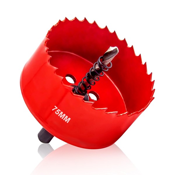 Hole Saws Cutter, HSS Bi-Metal Drill Bit for Wood, Plastic,