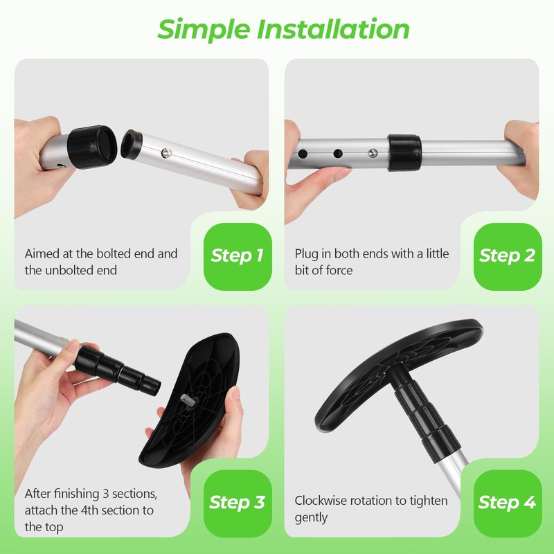 MultiOutools Golf Travel Bag Support Rod, Sturdy Aluminum Alloy Pole