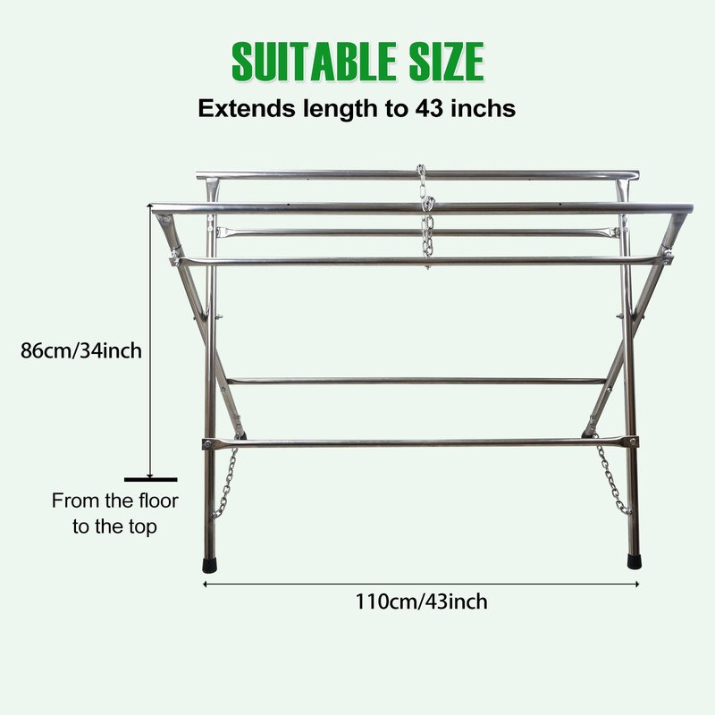 Smarkey Deer Game Hunting Hoist Processing Rack Stand, Skinning Station