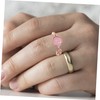 FOMIYES 5sets Moonstone Ring for Women Engagement Jewelry Lightweight and