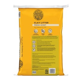 Non-Clumping Clay Fresh Scent Litter, 20 Lbs - This Non-clumping Clay Litter is Fragrance Free and Highly Absorbent to Control Odors Naturally and Keep Your Surroundings Pleasant