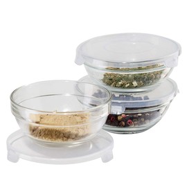 Oggi Pinch Bowls, 4-Ounce, Clear