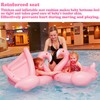 mciskin Flamingo Baby Pool Float with Canopy Inflatable Swimming Floats