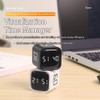 EooCoo Stylish Digital Timer, Creative Cube Rotation Timer 5/10/30/60 Minutes,