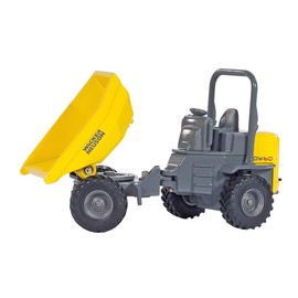 Siku 3509, Wacker Neuson DW60 Dumper, 1:50, Metal/Plastic, Yellow/Grey, Tilting and Rotating Trough