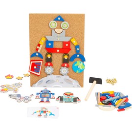 Small Foot 10227 "Fairy" Wooden Hammering Game, Cork Board with Fairy Motifs for Hammering, 6 Years and Above