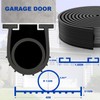 DGSL Garage Door Seals Bottom Rubber Weather Stripping Kit Seal