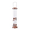 iBorn Metal Bird Feeders Metal Bird Feeder Copper for Outdoors