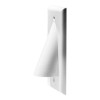 OSD Audio Pass Through Wall Plate Single Gang, White