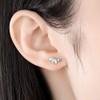 VIKI LYNN Opal Earrings Petal Women's Earrings 925 Sterling Silver