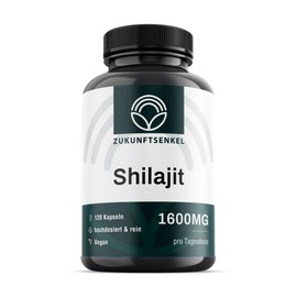 Shilajit Himalaya Kapseln 120 Stück Hochdosiert Fulvinsäure Immunsystem Pure Mumijo Extrakt Harz Alternative Mineralien Huminsäure Vegan (1)