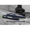Tracer Double Tip Deep Hole Marker with Clip Black Marker