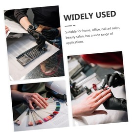 OHPHCALL Foldable Nail Hand Rest Pad Comfortable Pu Manicure Mat for Home Salon Use Absorb Dust and Water Beginner Accessory for Nail Art