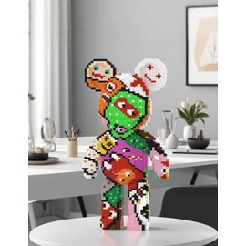 GAMTIM Animal Colorful Bear Bear Model Set,(10035Pieces) –Ornaments Building Blocks