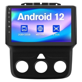 Junsun Car Radio for Dodge Ram 2013 2014 2015 2016 2017 2018 Android Stereo 9 inch touch screen Wireless Carplay Auto GPS navigation multimedia video player - model: wifi 2+32GB
