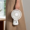 Desktop Fan Portable 5 Speed Power Display Quiet USB Rechargeable