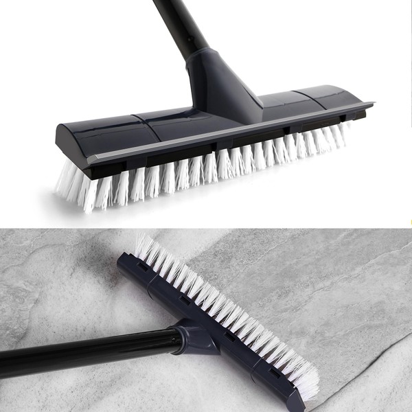 Eyliden Bathroom Cleaning Brush, Deck Brush, Cleaning Brush, Bath Cleaning Supplies, Deck Brush for Bathroom Cleaning, Tile Brush, Kitchen, Bathroom, Veranda, Entrance Cleaning