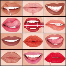 Labial Mousse Matte Liquid Italia Deluxe Acabado Mate Color 10 Sweetie                                                                                