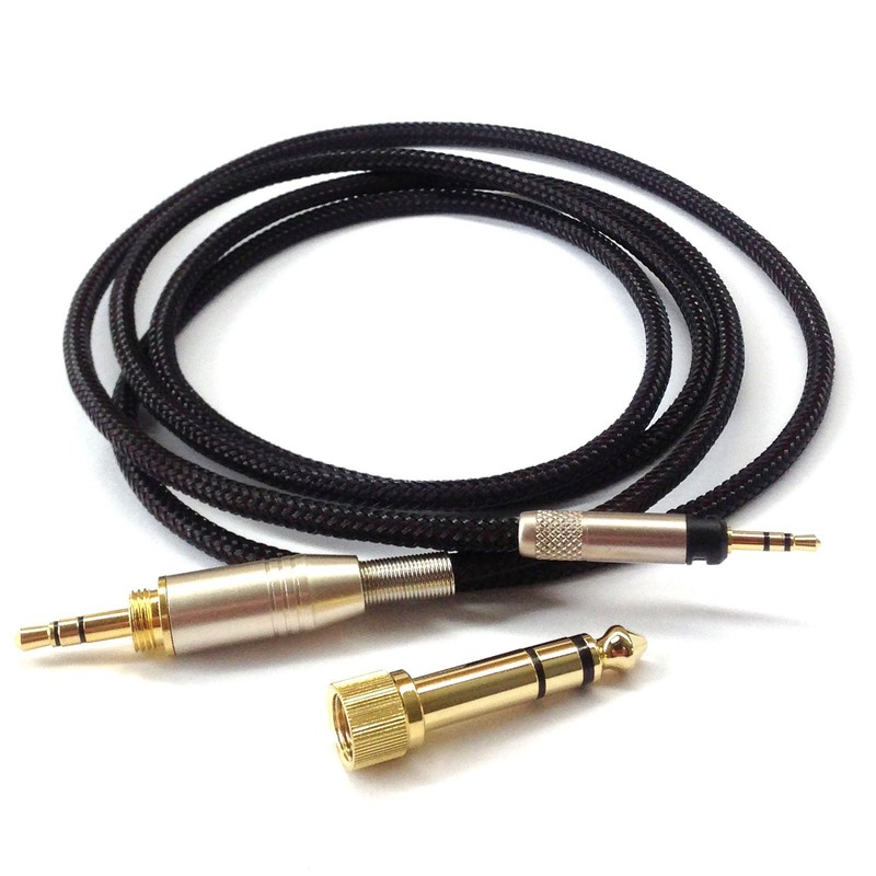1.2m/1.5m Replacement Audio upgrade Cable For Audio Technica ATH-M50x ATH-M40x