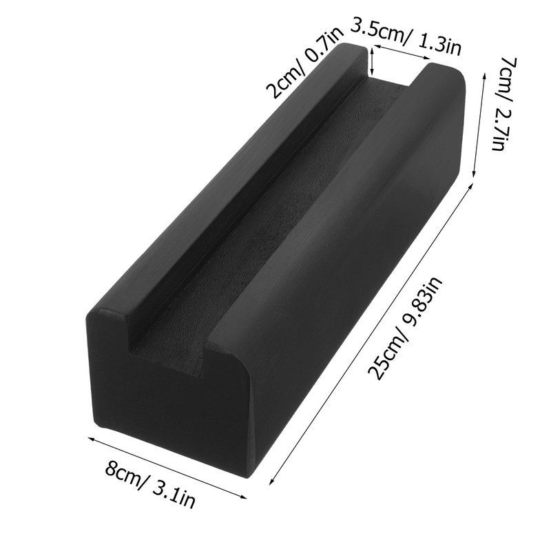 Uonlytech Wooden Floor Mirror Support Stand Anti-Skid Mirror Bracket Room