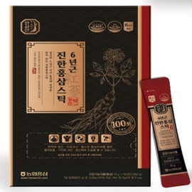 Hansamin 6-year-old dark red ginseng stick immunity antioxidant 100 packets 1 / 한삼인 6년근 진한홍삼스틱 면역력 항산화 100포 1개