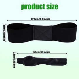 lasuroa 2st Golf Grifftrainer & Schwungkorrektur Armband, Golf Trainingshilfe Schwungtrainer & Grifftrainer Aufsatz zur Verbesserung der Handpositionierung Schwungmechanik