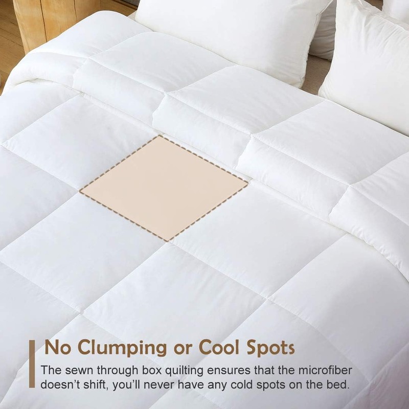 DWR 100% Cotton Lightweight Down Alternative Comforter, Queen (88x88)