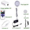 AIBOO Cabinet Light Light, Adjustable LED Lighting, Radio Control, 12