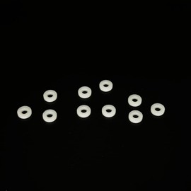Gracilaria 10PCS RC Boat Drive Shaft Spacer Gasket Motor Shaft Plastic Washer Gasket Sleeve for RC Boat Ship DIY Model Toy Spare Parts (4x9x2mm)