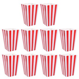 STOBOK 10pcs Small Popcorn Boxes Popcorn Holds Popcorn Storage Container Classic Popcorn Tubs for Cinema Restaurant