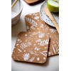 KitchenCraft Natural Elements Set of 4 Cork Coasters, 4 Biodegradable