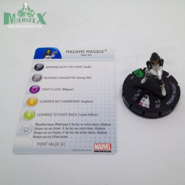 WizKids Heroclix Chaos War set Madame Masque #017 Uncommon figure