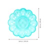 DEARMAMY 3Pcs Easter Egg Plates: Deviled Egg Dishes - 9.4Inches