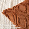MIULEE Fall Burnt Orange Throw Pillow Covers 18x18 Inch, Soft