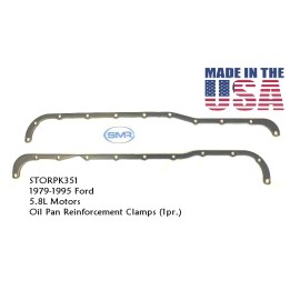 SMR PREMIUM Ford 351 F Series 5.8L Oil Pan Reinforcement Clamps F150 F250 F350 1980-1997 USA