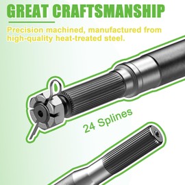 Drive-up Golf Cart Rear Splined Axle Shaft for EZGO TXT Electric 1994-2013 Driver Side OEM 20377-G11