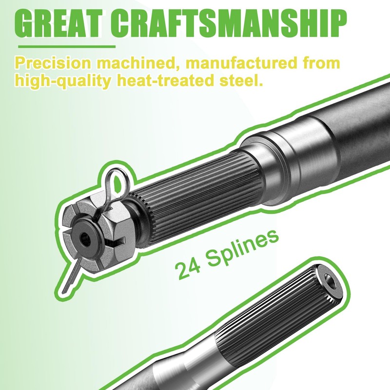 Drive-up Golf Cart Rear Splined Axle Shaft for EZGO TXT