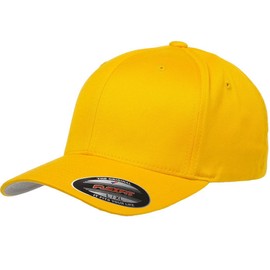Flexfit 6277 Wooly Combed Twill Cap - Small/Medium (Gold)