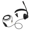 Telephone Headset Clear Comfortable Plug and Play Monaural Traffic Headset