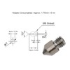 5Pcs 3D Printer Nozzle Set for MK8 1.75mm Consumables 0.2‑1.0mm