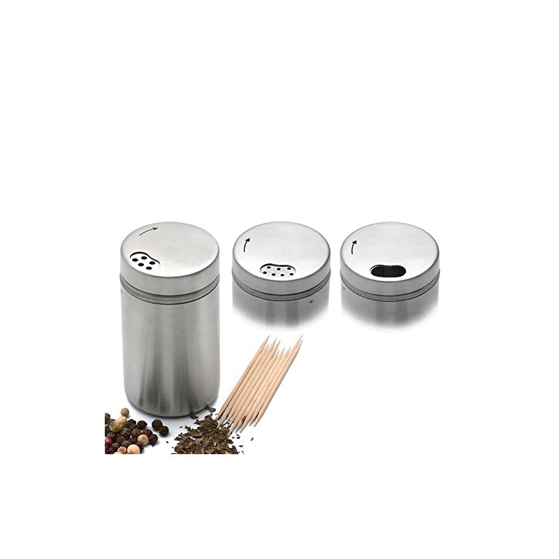 Weis Multi-Purpose Shaker Ø 4cm, Stainless Steel Silver, 4 x