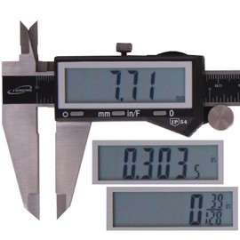 iGaging 8" Electronic Digital Caliper with X-LARGE display Inch/Fractional/mm IP54 Protection